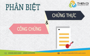 Phân biệt công chứng và chứng thực